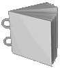 Broschüre mit Ringösen, Endformat Quadrat 9,8 cm x 9,8 cm, 112-seitig
