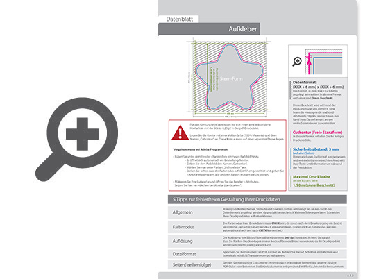 Product Bild hinterglasaufkleber_4_0_farbig_bedruckt_in_stern-form_konturgeschnitten